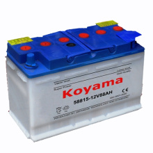 Dry Charged Vehicle Battery Acid Battery Truck Battery DIN88-88ah 12V
